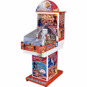 Maxi basket - Flipper meccanico distributore con gioco